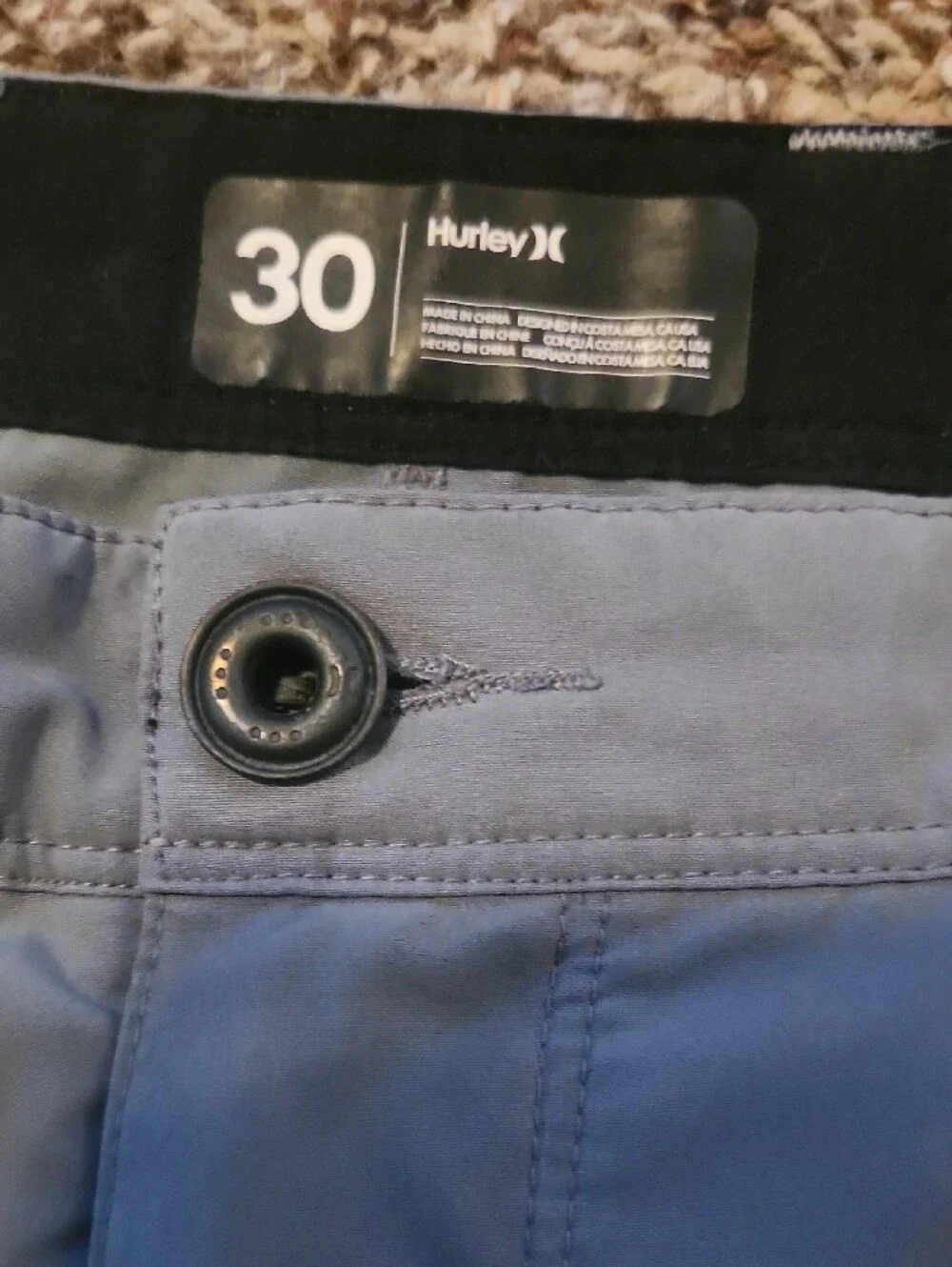 Hurley Men's Light Gray Board Shorts